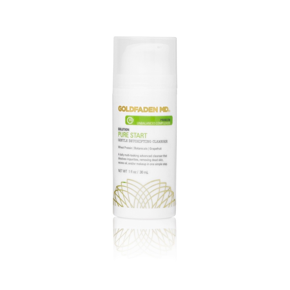 NEW Goldfaden MD Pure Start Gentle Detoxifying Cleanser 1 fl oz 30 mL Facial